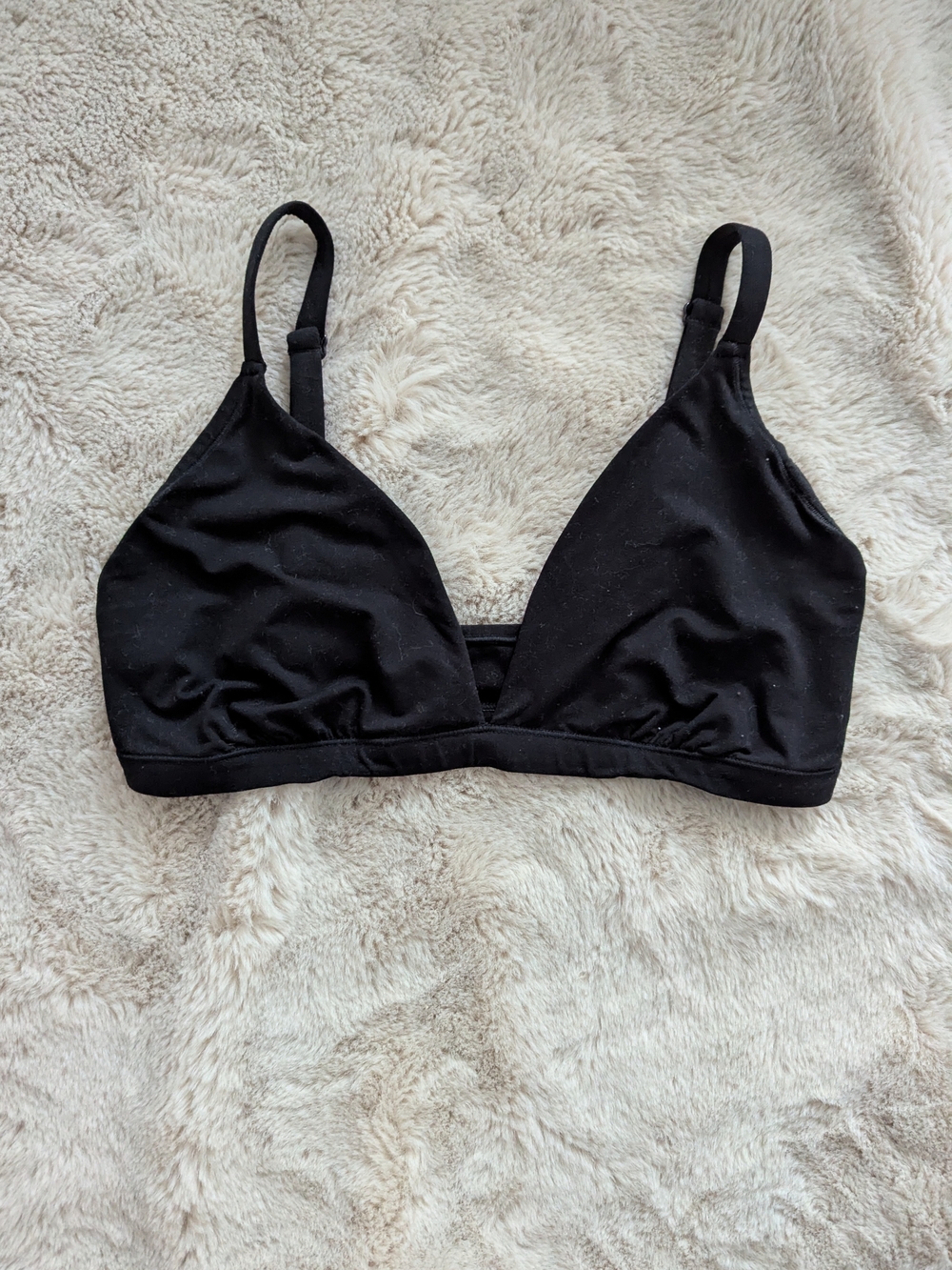 Victoria's Secret Black Wireless Triangle Bralette